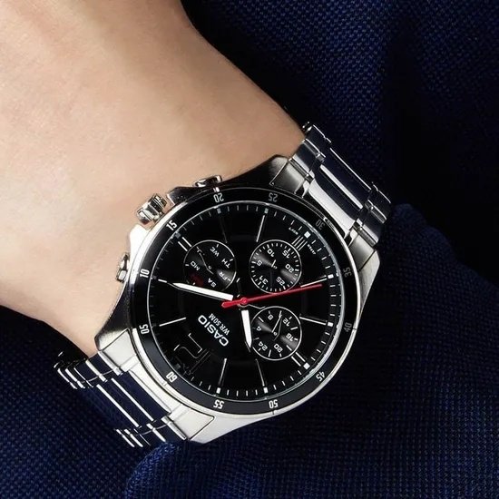 Кварцевые CASIO MTP-1374D-1AVDF сталь купить,33989