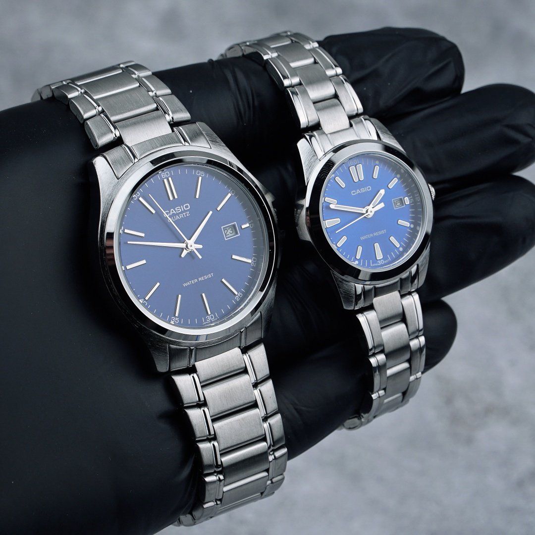 Кварцевые CASIO Парные MTP-1183 LTP-1215 нержавеющая сталь купить,49000