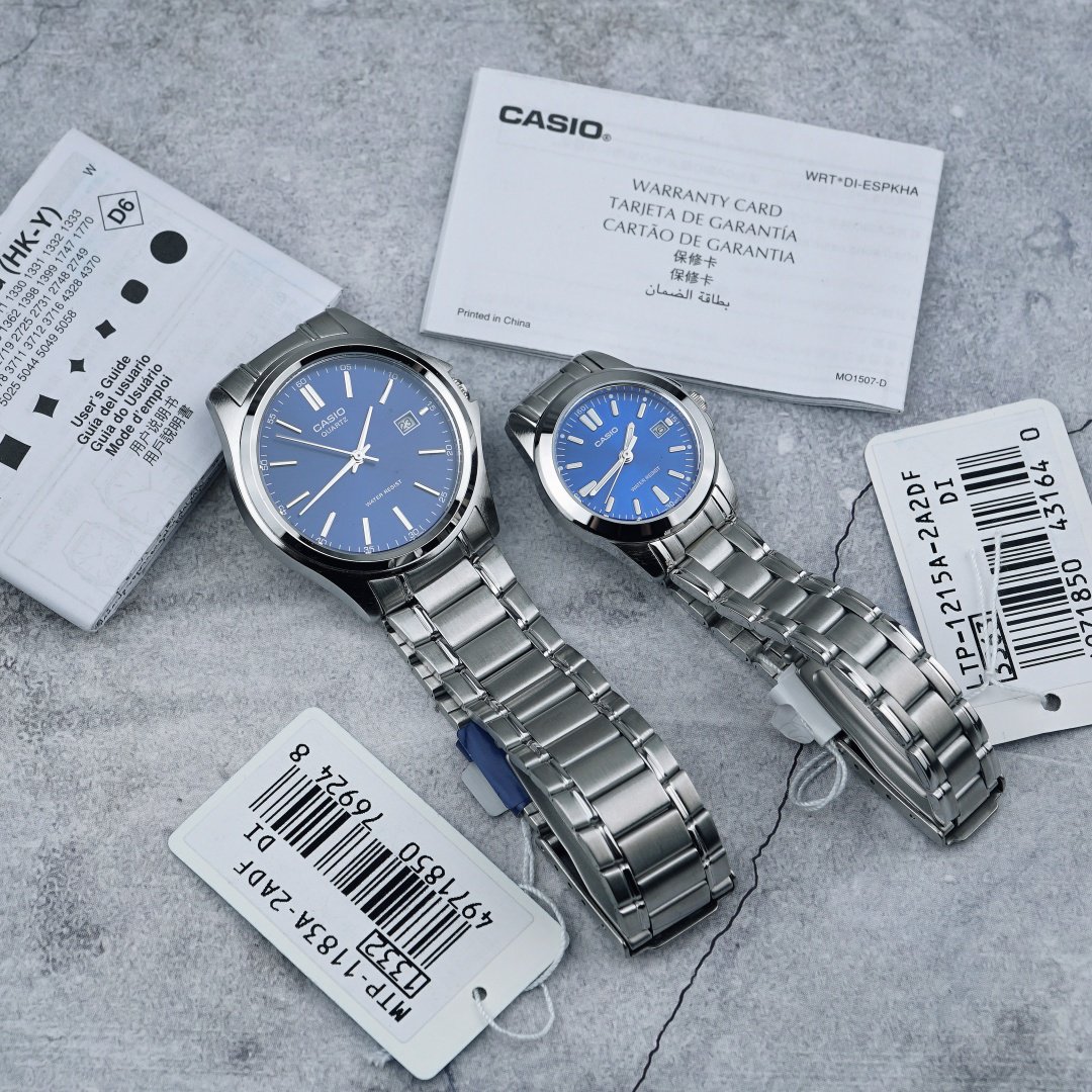 Кварцевые CASIO Парные MTP-1183 LTP-1215 нержавеющая сталь купить,49000