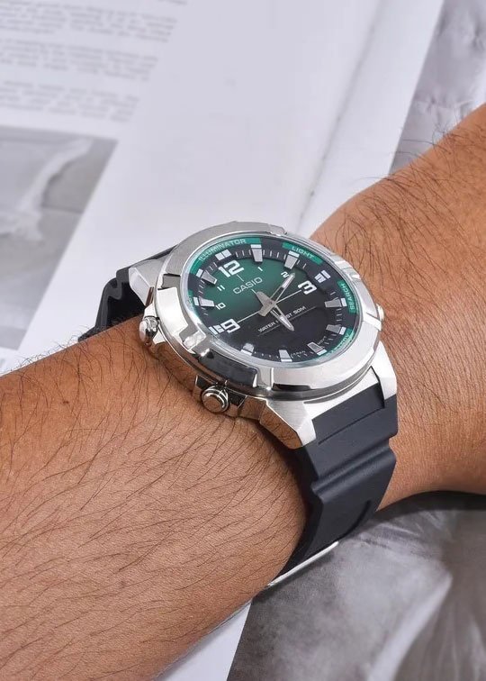 Кварцевые CASIO AMW-870A-3AVDF нержавеющая сталь купить,44999