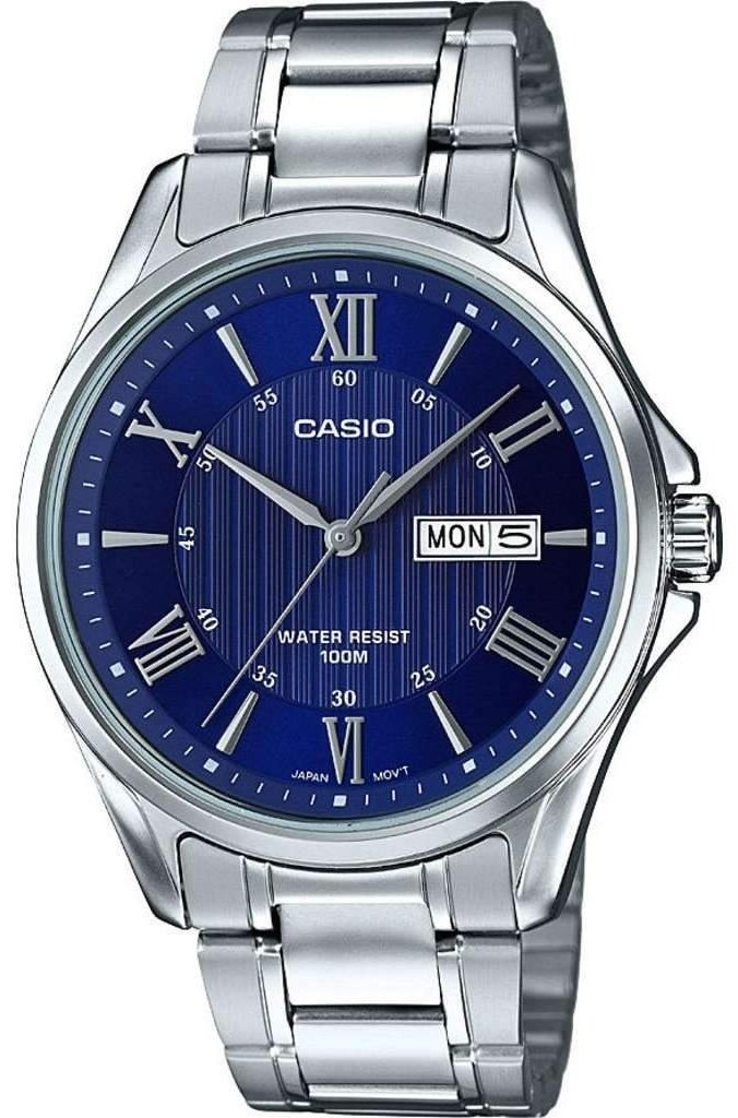 Кварцевые CASIO MTP-1384D-2AVDF сталь купить,36999