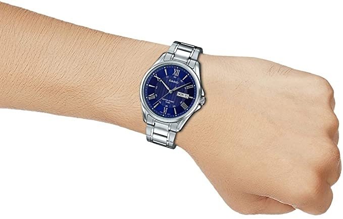 Кварцевые CASIO MTP-1384D-2AVDF сталь купить,36999