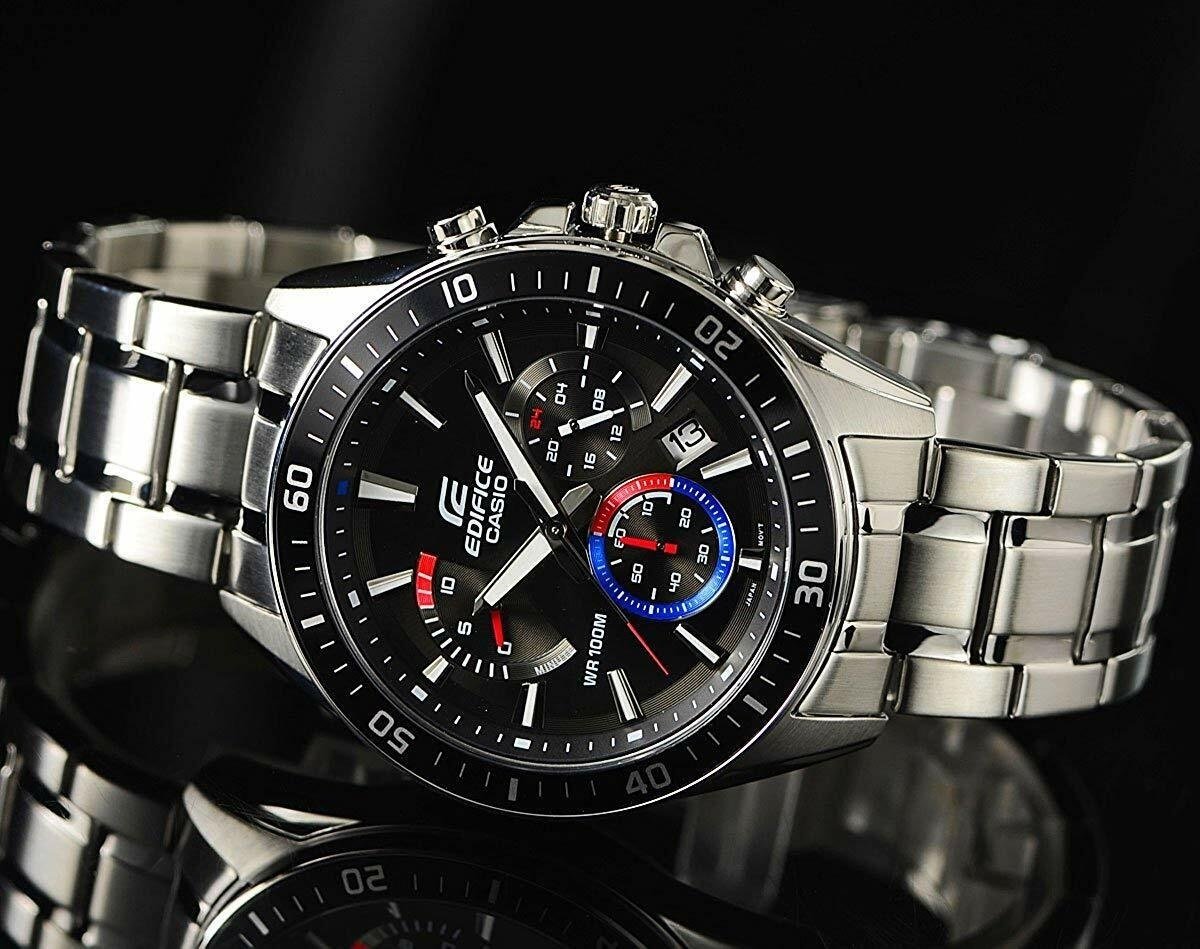Кварцевые CASIO Edifice EFR-552-1A нержавеющая сталь