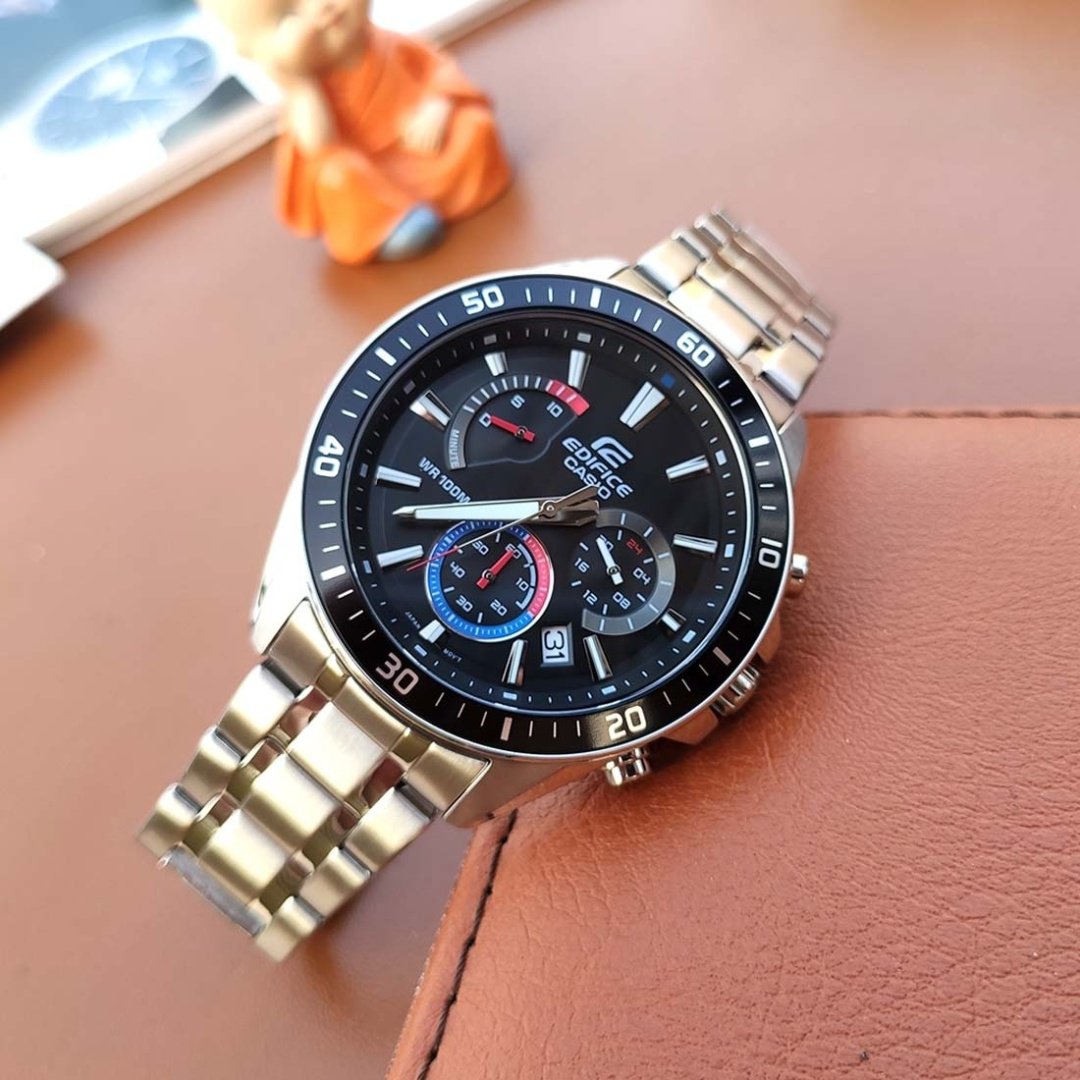 Кварцевые CASIO Edifice EFR-552-1A нержавеющая сталь