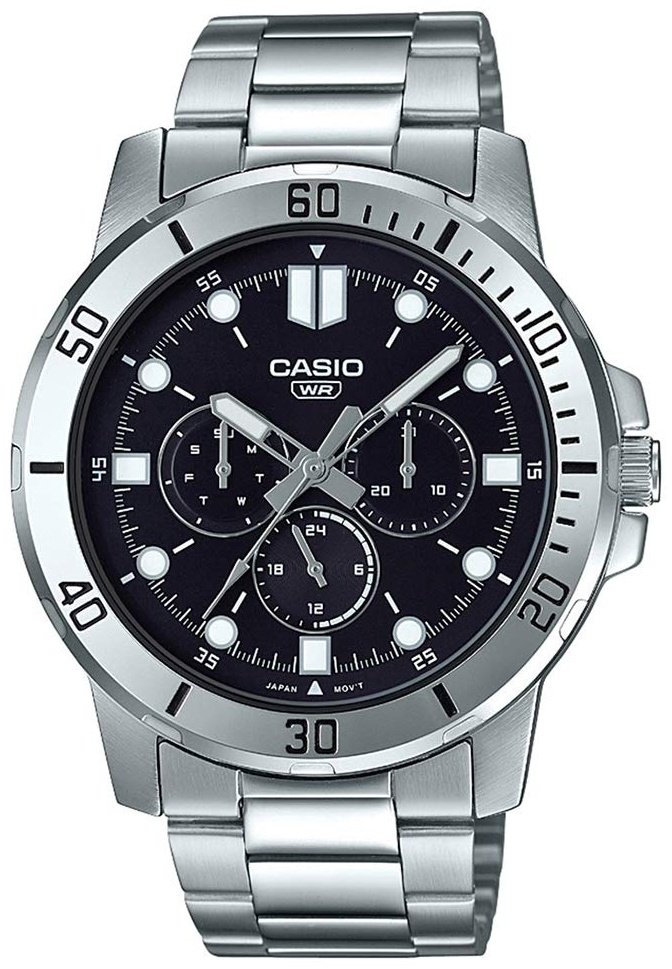 Кварцевые CASIO MTP-VD300D-1EUDF сталь купить,26998