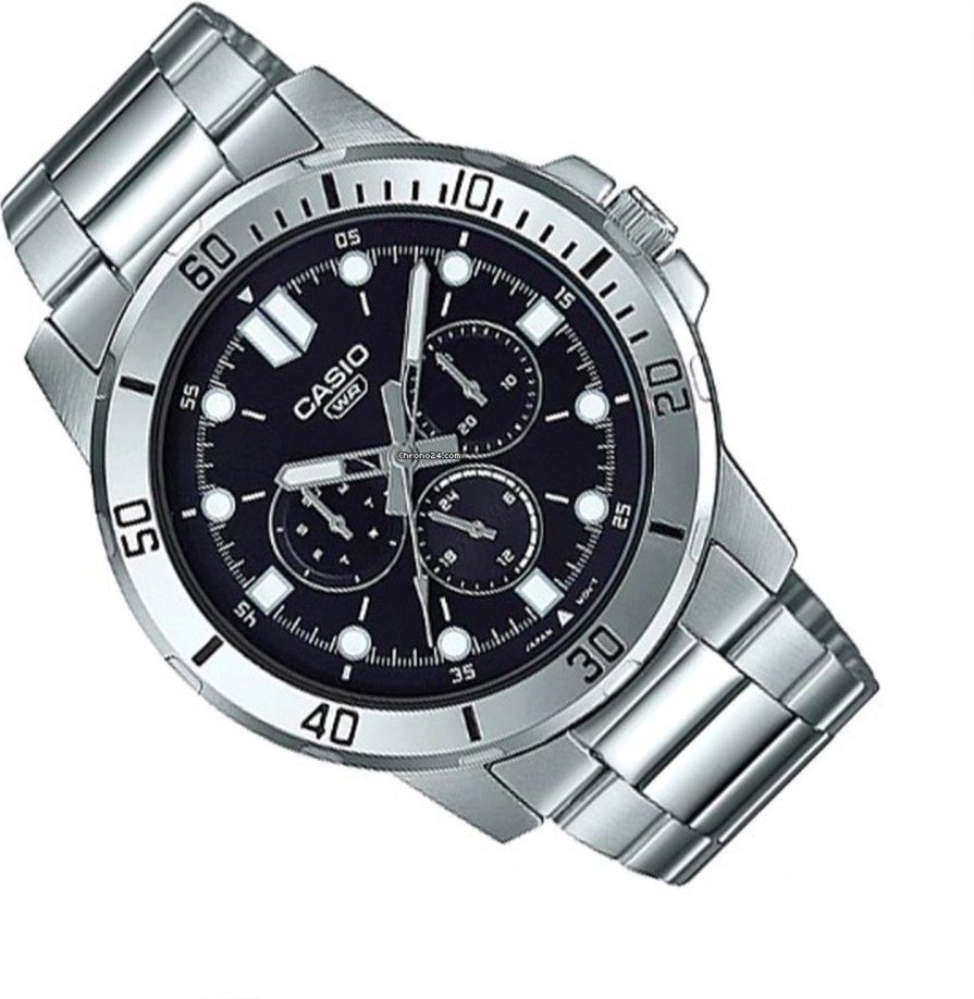 Кварцевые CASIO MTP-VD300D-1EUDF сталь купить,26998