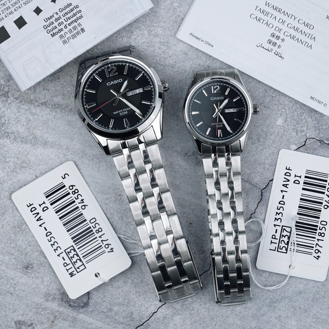 Кварцевые CASIO Парные MTP-LTP-1303D нержавеющая сталь купить,52000