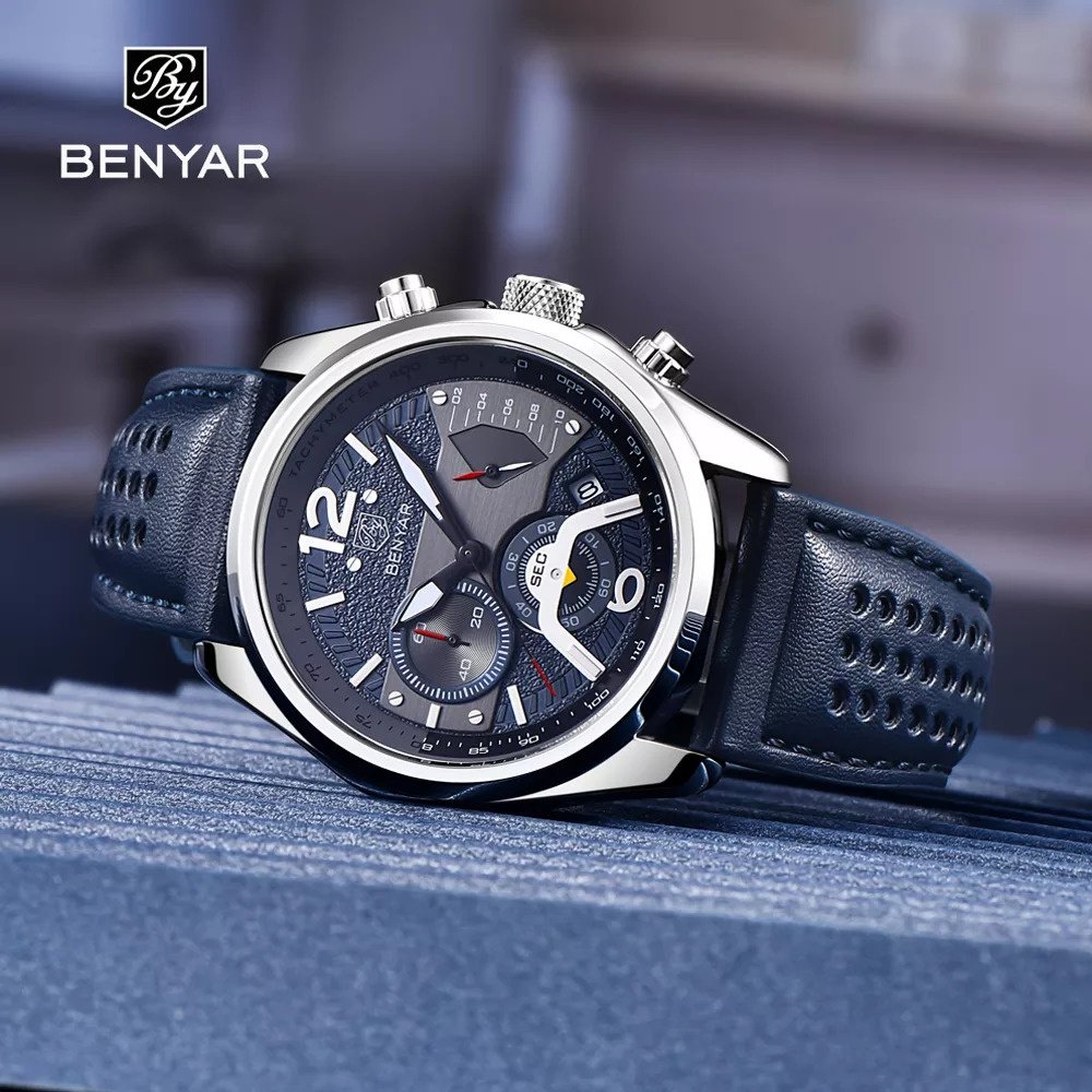 Кварцевые BENYAR BY 5171 нержавеющая сталь купить,13998