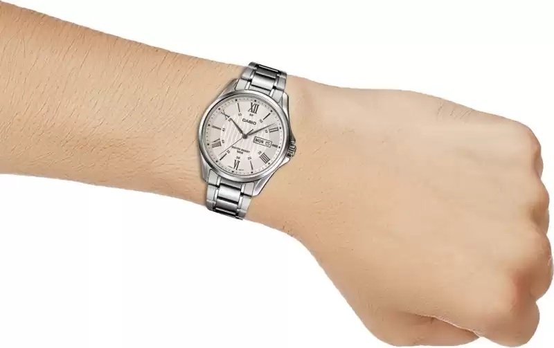 Кварцевые CASIO MTP-1384D-7AVDF сталь купить,33999