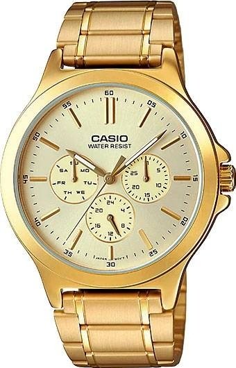 Кварцевые CASIO MTP-V300G-9AUDF сталь купить,33999