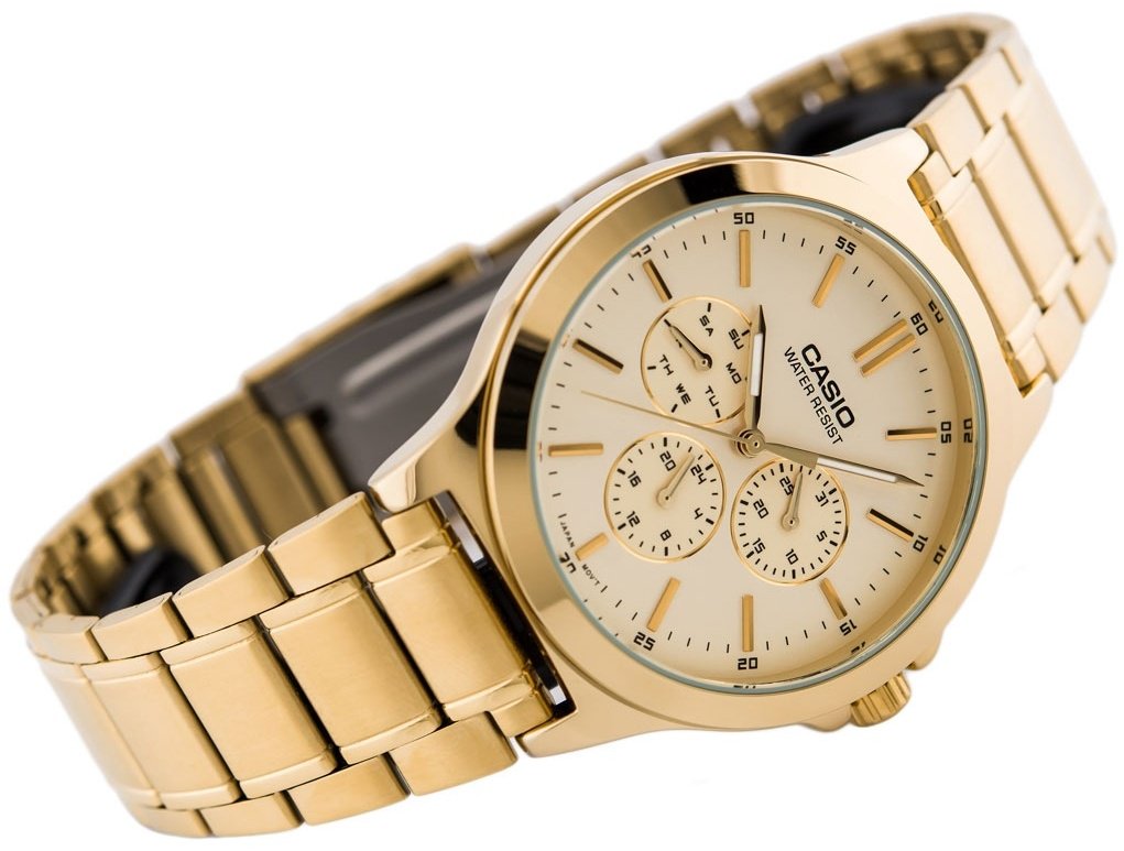 Кварцевые CASIO MTP-V300G-9AUDF сталь купить,33999
