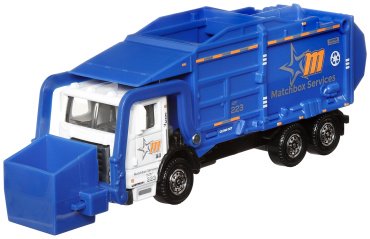 Спецтехника Matchbox Garbage King XL N32420/HVV12, металл, синий купить,NaN