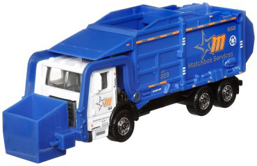 Спецтехника Matchbox Garbage King XL N32420/HVV12, металл, синий купить,NaN