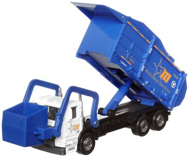 Спецтехника Matchbox Garbage King XL N32420/HVV12, металл, синий купить,NaN