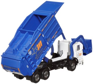 Спецтехника Matchbox Garbage King XL N32420/HVV12, металл, синий купить,NaN