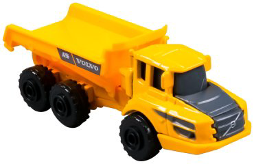 Автотранспортер Maisto Volvo FH16 with Volvo A25G Hauler 11681/2, металл, пластик, бордовый