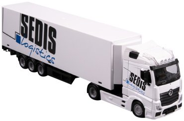 BBurago Mercedes-Benz Actros Hauler with Trailer 18-31471, пластик, металл, белый купить,NaN