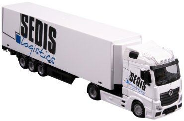 BBurago Mercedes-Benz Actros Hauler with Trailer 18-31471, пластик, металл, белый купить,NaN