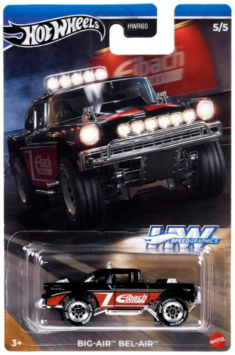 Машина Hot Wheels Big-Air Bel-Air HWR60/5, пластик, мультиколор купить,NaN