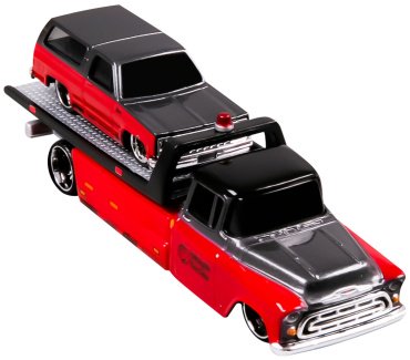 Автотранспортер Maisto Elite Transport - Chevrolet Flatbed '57/Chevrolet K5 Blazer '79 15055/5, металл, мультиколор купить,NaN