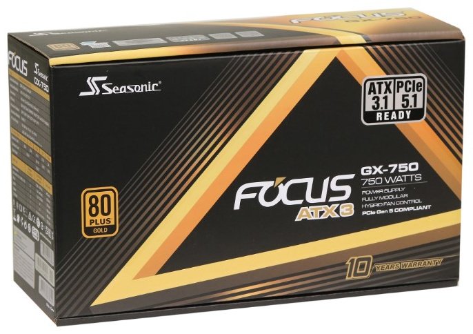 Блок питания Seasonic Focus GX-750 (SRP-FGX751-A5A32SF) 750 Вт купить,NaN