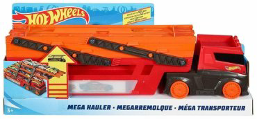 Грузовая Hot Wheels Мега-трейлер GHR48, пластик, красный