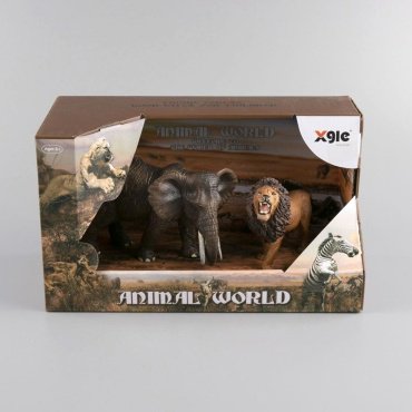 Xing Lian Animal World Слон и лев
