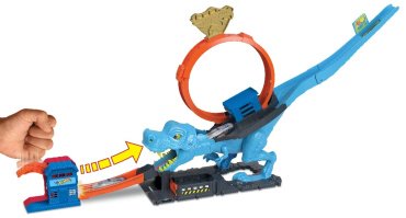 Hot Wheels Пасть Ти-Рекса HKX420, пластик, мультиколор