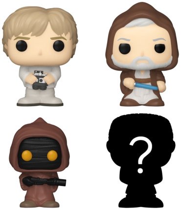 Фигурка Funko Luke Skywalker 2.3 см 4 шт