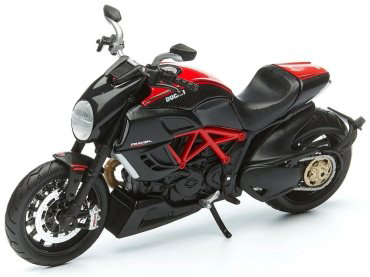 Maisto Ducati Diavel Carbon 31101/6, металл, черный
