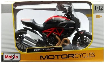 Maisto Ducati Diavel Carbon 31101/6, металл, черный