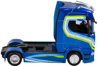 BBurago Custon Cabs - Scania 770S 18-32200/18-32206, металл, синий купить,NaN