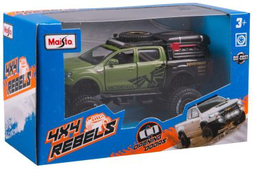 Maisto Ford Ranger '19 21205/8GR, металл, зеленый купить,NaN