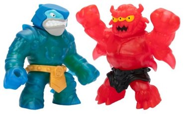 Фигурка Moose GooJitZu Сир Траш VS Варвар Рэдбек Стретч Страйкерс 12 см 2 шт