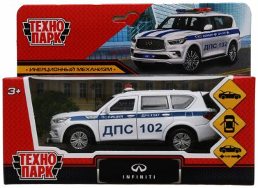 Технопарк Infiniti QX80, металл, белый купить,NaN
