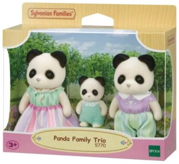 Фигурка Sylvanian Families Семья Панд 8 см 3 шт