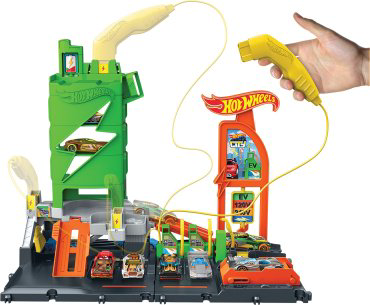 Hot Wheels Электрозаправочная станция HTN790, пластик, металл, мультиколор купить,NaN