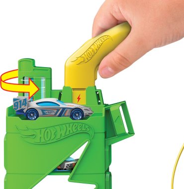 Hot Wheels Электрозаправочная станция HTN790, пластик, металл, мультиколор