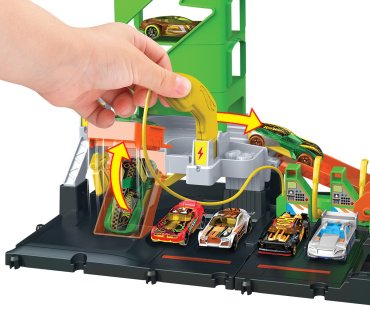 Hot Wheels Электрозаправочная станция HTN790, пластик, металл, мультиколор