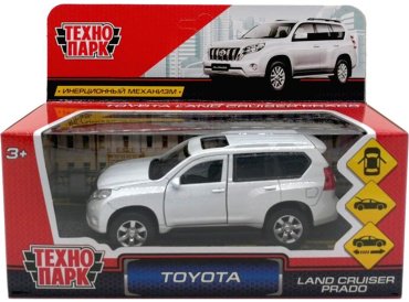 Технопарк Toyota Prado PRADO-WH, металл, белый