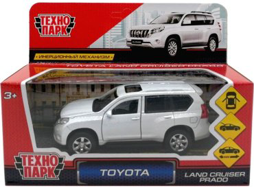 Технопарк Toyota Prado PRADO-WH, металл, белый