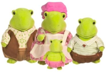 Фигурка Battat Lil Woodzeez Семья Черепашек 9 см 4 шт