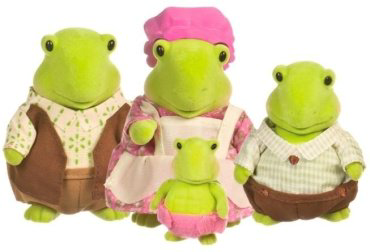 Фигурка Battat Lil Woodzeez Семья Черепашек 9 см 4 шт