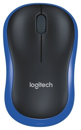 Мышь Logitech Wireless Mouse M185 910-002239 синий купить,9280