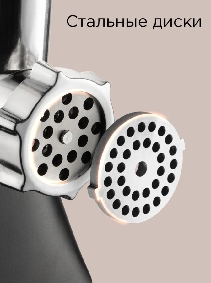 Мясорубка REDMOND RMG-1244-6 черный купить,NaN