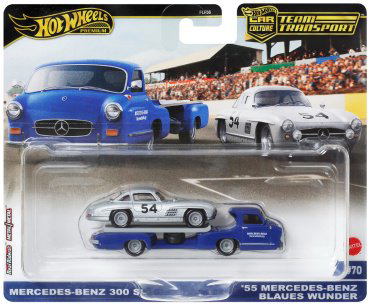 Автовоз Hot Wheels Mercedes-Benz 300 SL/55 Mercedes-Benz Blaues Wunder FLF56/HRV48, металл, пластик, серый, синий - ForteMarket Автовоз Hot Wheels Mercedes-Benz 300 SL/55 Mercedes-Benz Blaues Wunder FLF56/HRV48, металл, пластик, серый, синий купить,NaN