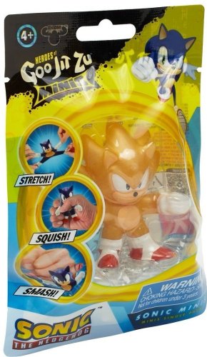 Фигурка Goo Jit Zu Соник золотой 6 см 1 шт