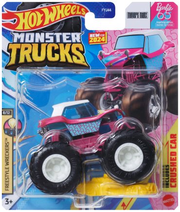 Внедорожник Hot Wheels Meyers Manx Barbie 65 Anniversary FYJ44/HTM60, пластик, розовый купить,NaN