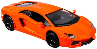 BBurago Lamborghini Aventador Coupe 18-43062, металл, оранжевый