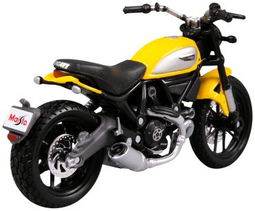 Мотоцикл Maisto Scrambler Ducati Icon 39300/12, металл, мультиколор купить,NaN